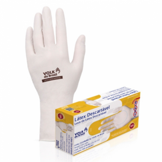 LUVA DE LÁTEX DESCARTÁVEL PARA PROCEDIMENTO