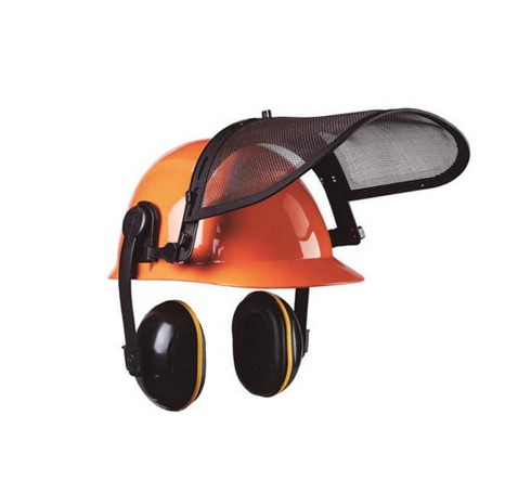 CAPACETE ACOPLADO KIT ROÇADOR (Abafador e Protetor Facial)