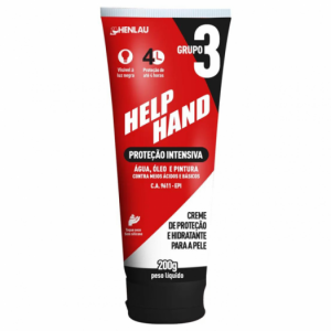 CREME GRUPO 3 HELP HAND 200ML, 1L E 3,5L